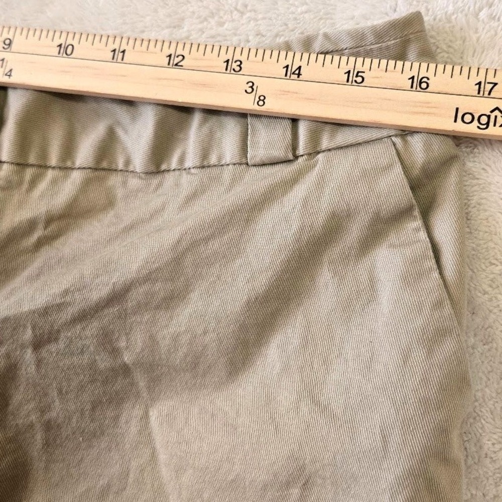 Cuffed Chino Shorts Cotton Stretch Casual Size 8 Outback Red Womens Khaki - Picture 6 of 10
